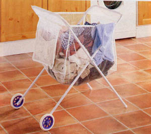 Lightweight Foldaway Laundry Trolley