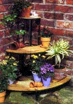 corner plant stand